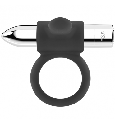 anneau rechargeable cameron noir et argent 10v argent_4