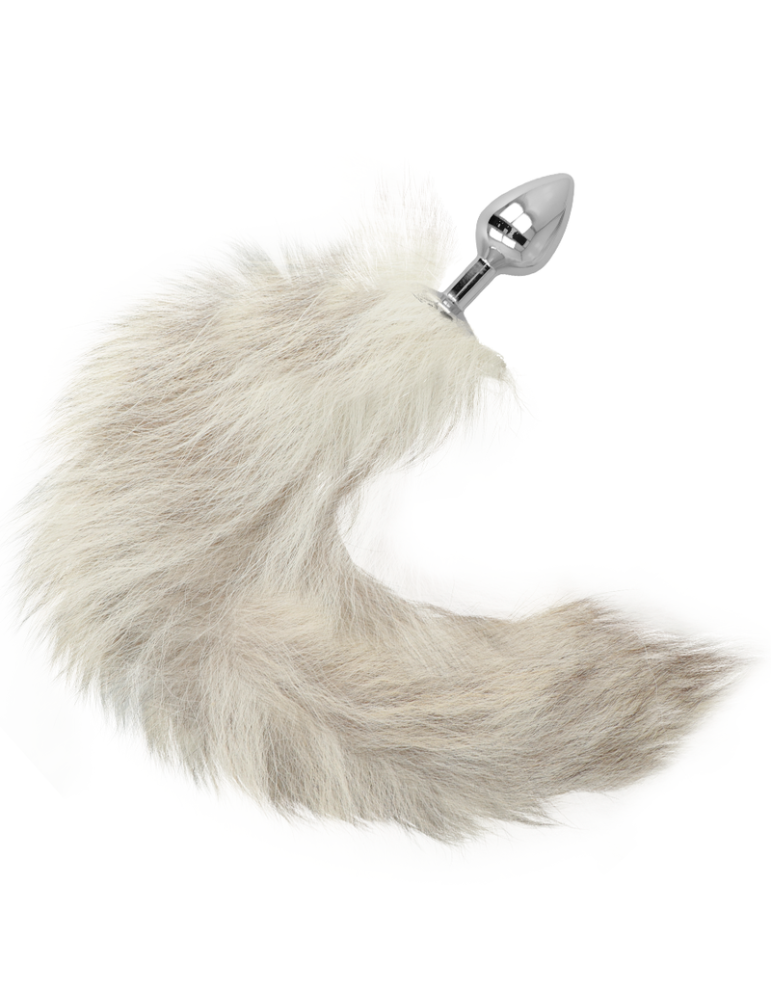 plug anal 7 cm avec colle blanche 40 cm