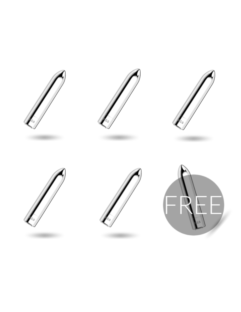 balle vibrante noire et argent kailan 2 argent 5 + 1 gratuit