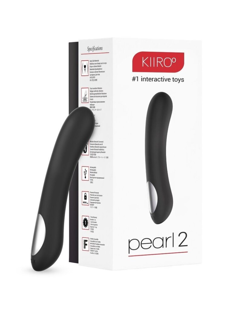 vibromasseur point g avancé télédildonique kiiroo pearl 2 noir_2