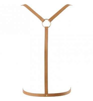 harnais en y bijoux indiscrets maze - marron