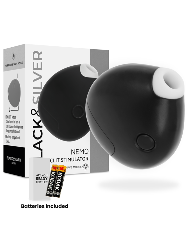 suceur de clitoris nemo noir et argent