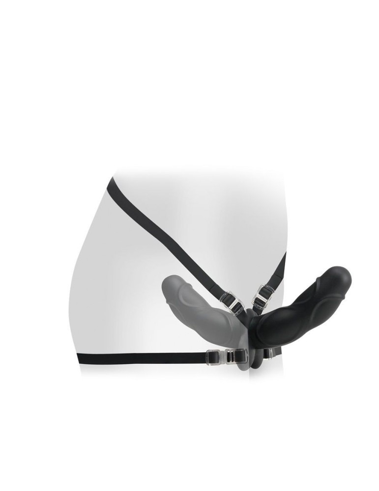 harnais fétiche élite double noir 11,5 cm_2