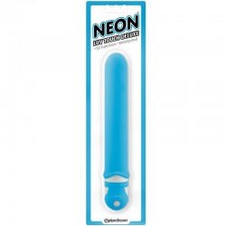 vibromasseur bleu néon luv touch deluxe