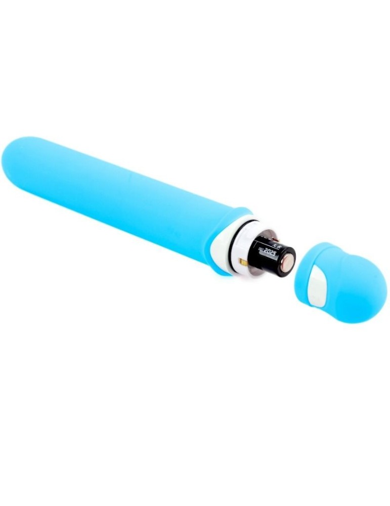 vibromasseur bleu néon luv touch deluxe_3