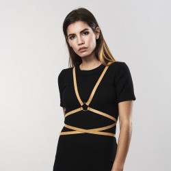 harnais multi-positions labyrinthe bijoux indiscrets - marron_3