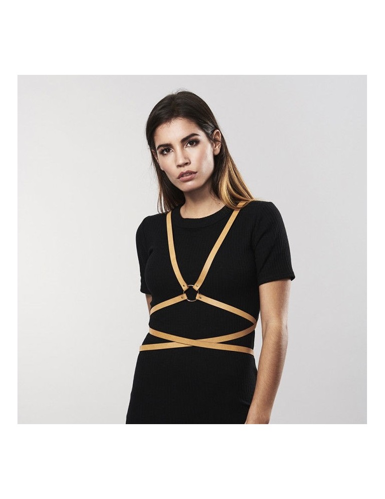 harnais multi-positions labyrinthe bijoux indiscrets - marron_3
