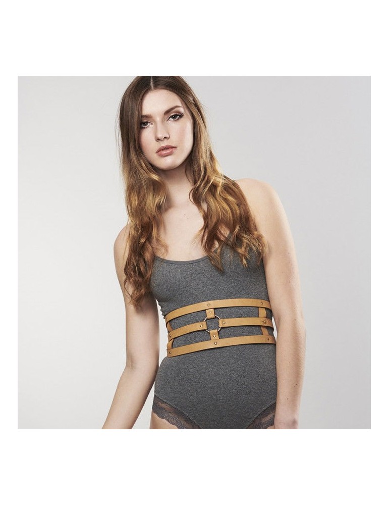 ceinture labyrinthe bijoux indiscrets avec sangle - marron_3