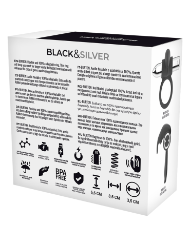 anneau rechargeable burton noir et argent 10 modes vibrant_3