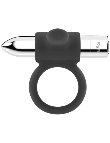 anneau rechargeable cameron noir et argent 10v argent_4