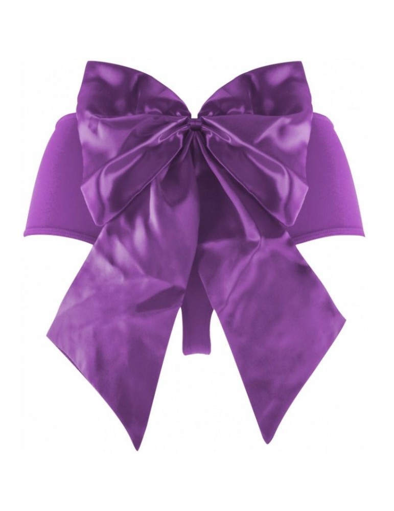 ouch! culotte vibrante avec noeud lilas