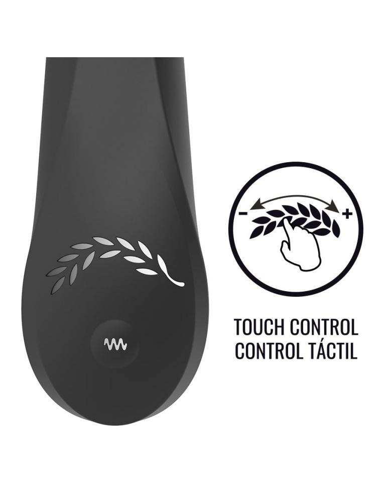 contrôle tactile de vibromasseur noir et argent kean_7