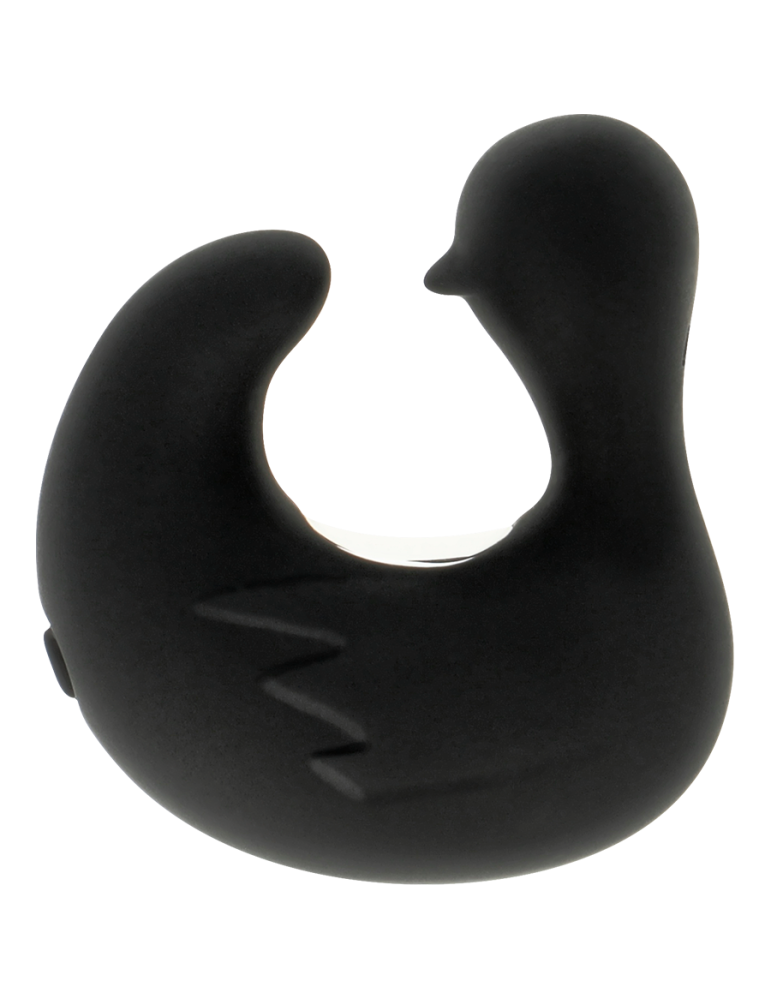 stimulateur en silicone rechargeable noir et argent doigt vibrant duckymania_3