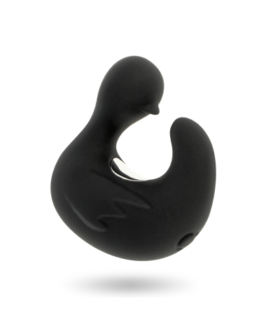 stimulateur en silicone rechargeable noir et argent doigt vibrant duckymania_4