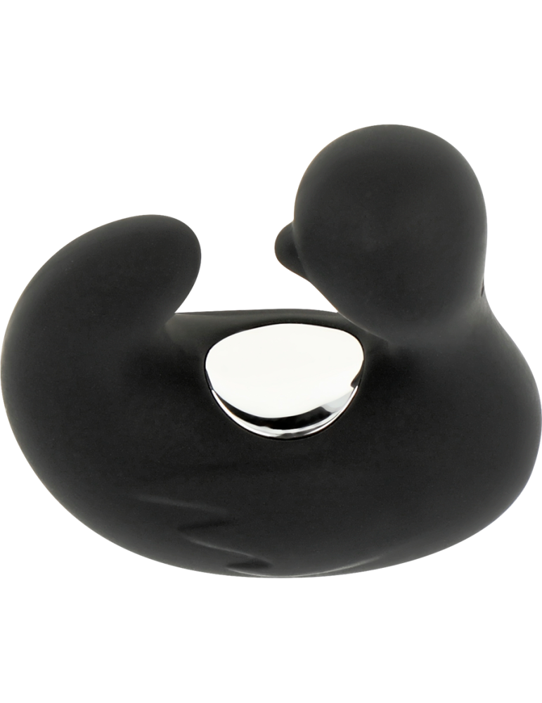 stimulateur en silicone rechargeable noir et argent doigt vibrant duckymania_5