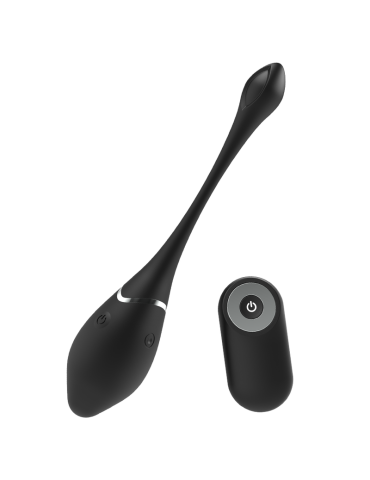 oeuf vibrant rechargeable jenell noir et argent_5