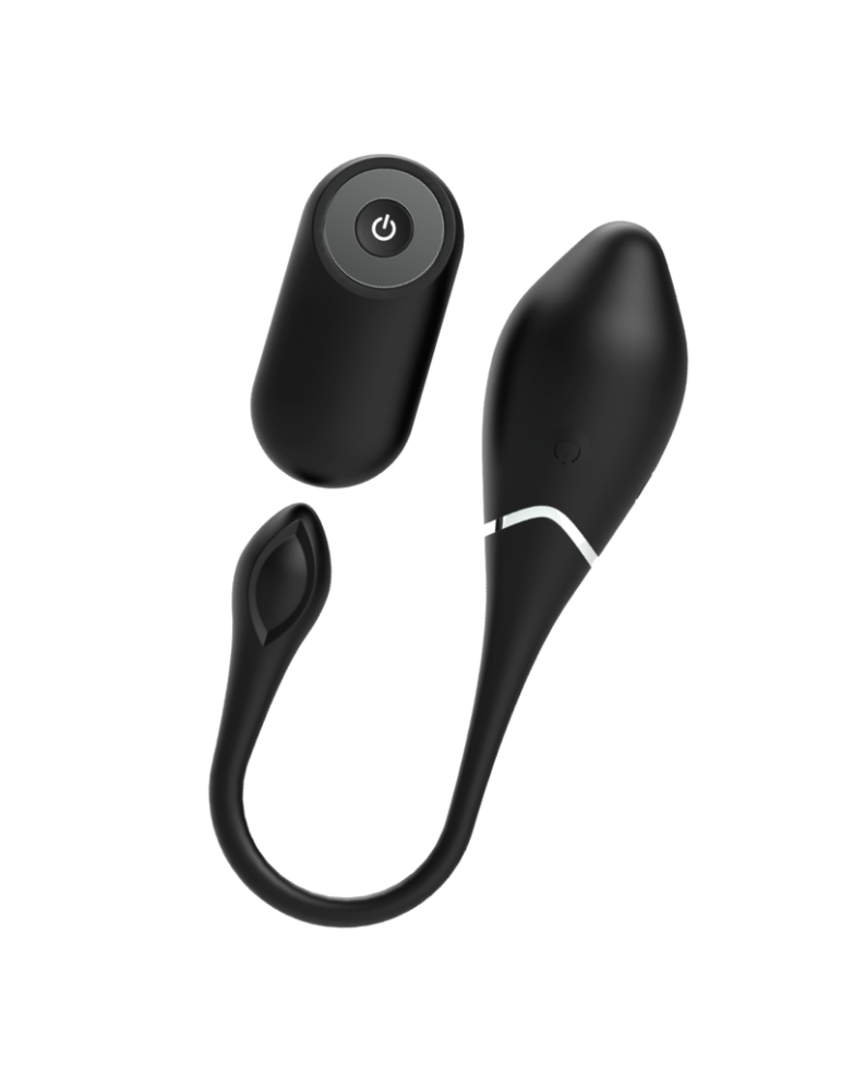 oeuf vibrant rechargeable jenell noir et argent_8