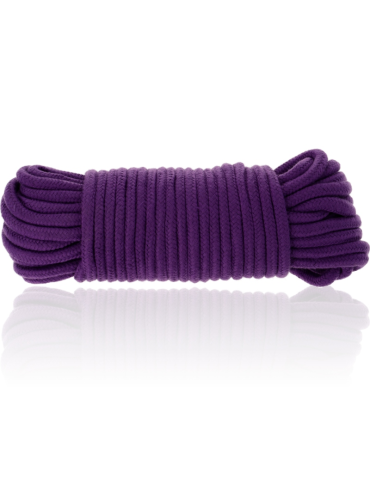 Bondage corde de coton 20 mètres lilas