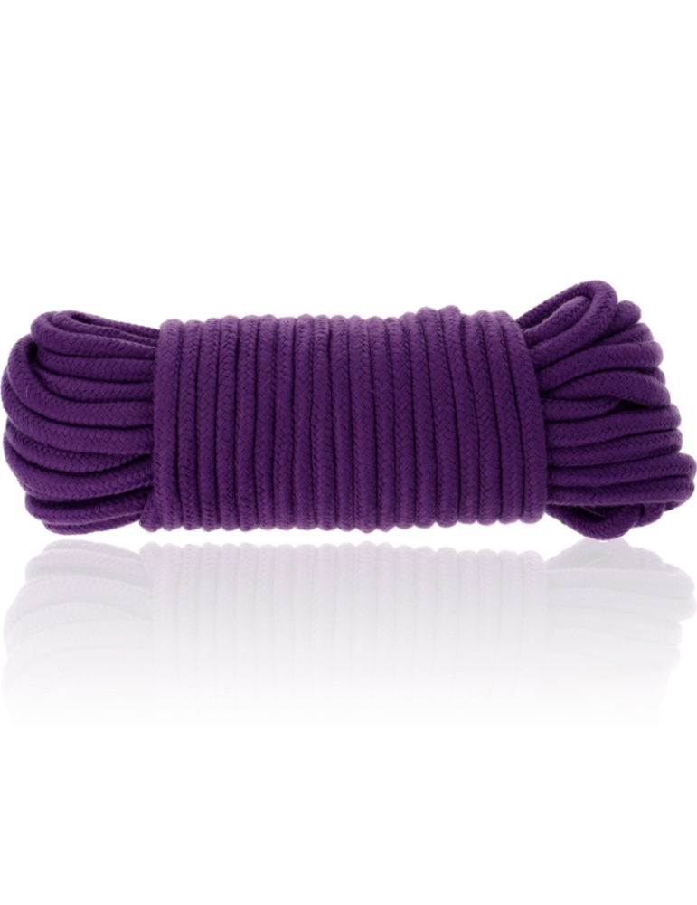 bondage corde de coton 20 mètres lilas