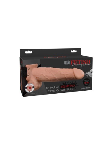 harnais fetish fantasy 9 avec pénis réaliste éjaculant 22,9cm_4
