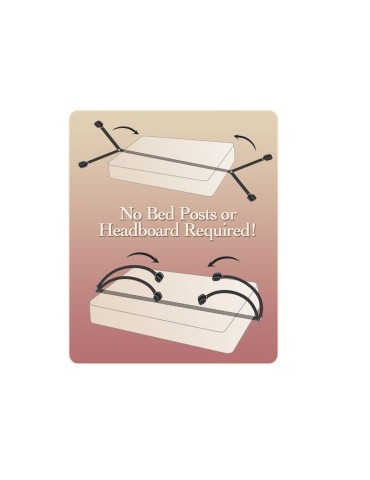 kit de fantaisie fétiche cravates pour le lit_3