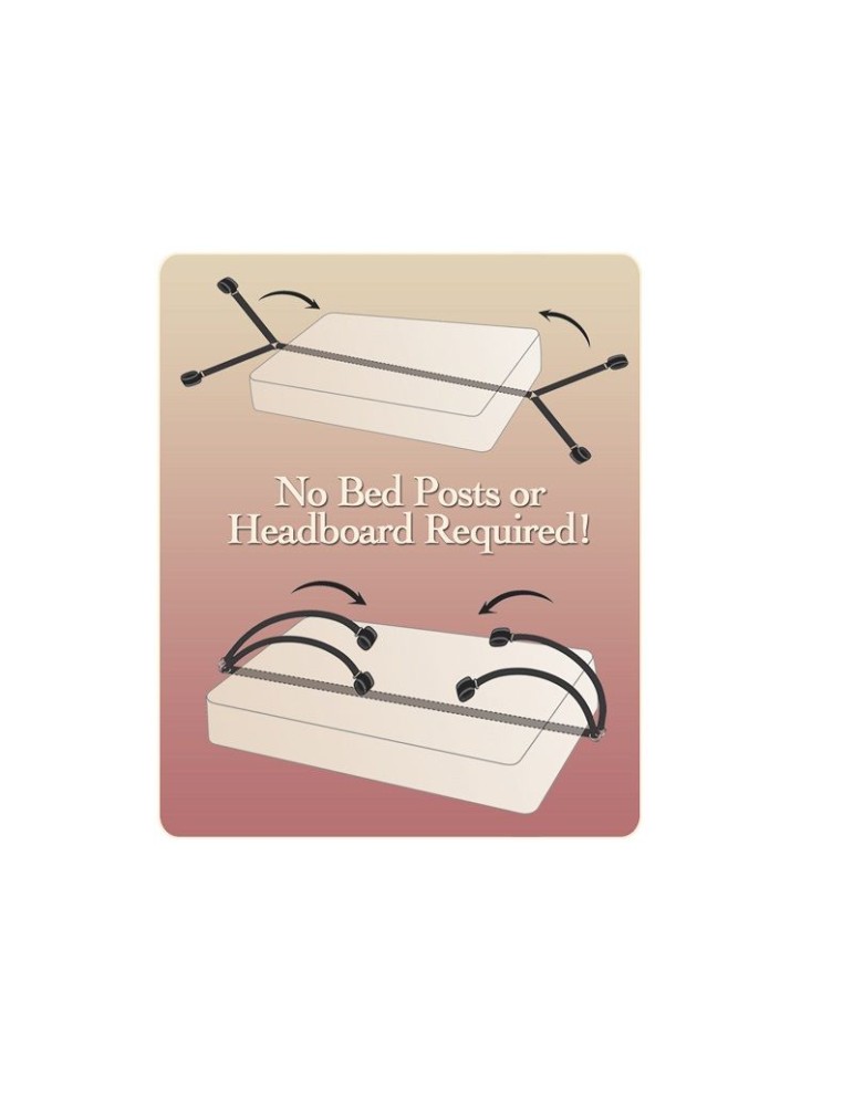 kit de fantaisie fétiche cravates pour le lit_3