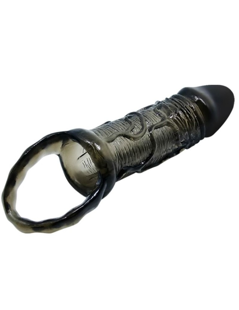 manchon d'extension de pénis baile avec sangle pour testicules 13,5 cm_3