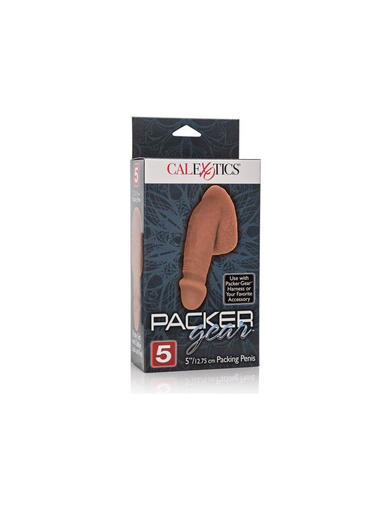 emballage pénis pénis réaliste 14,5 cm marron_2