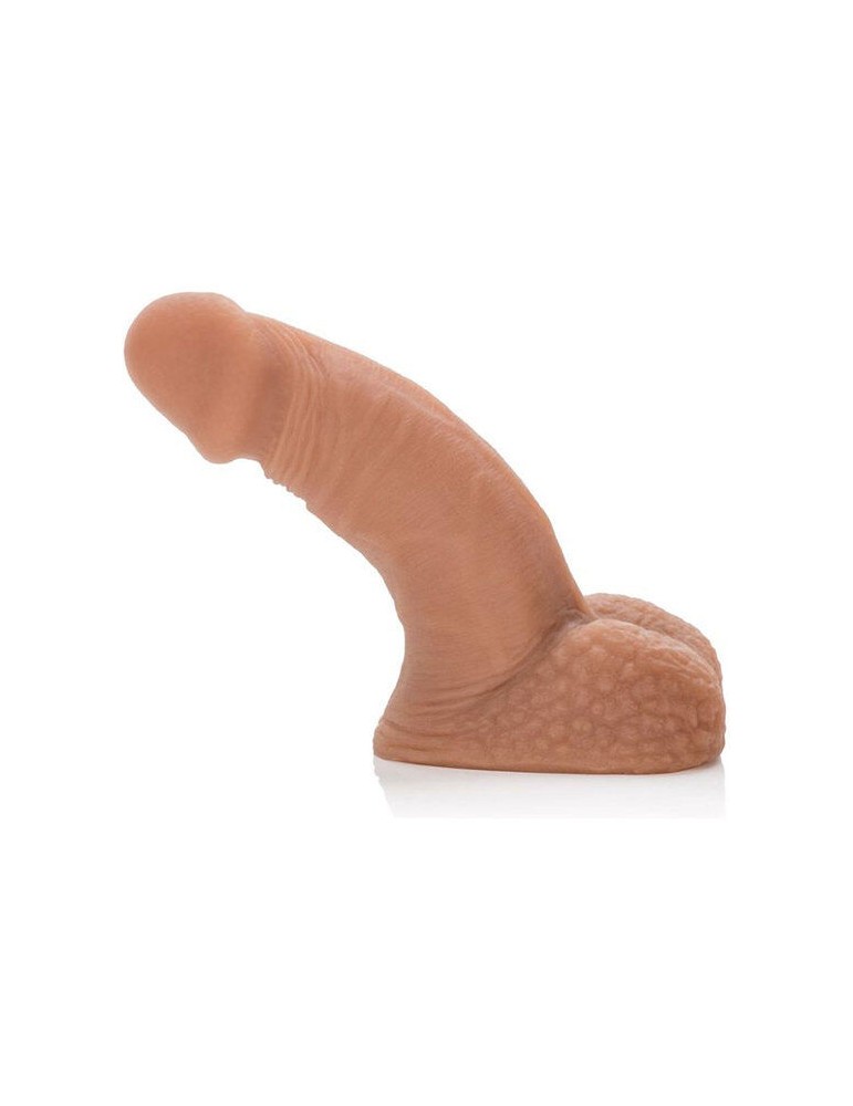 emballage pénis pénis réaliste 14,5 cm marron_3