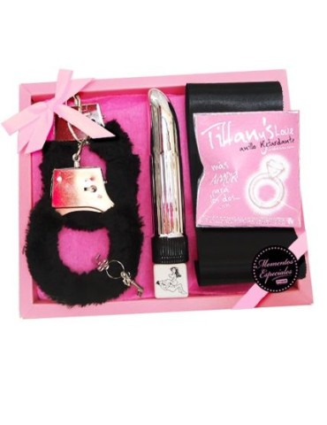 kit érotique de vibromasseur à anneau en silicone tiffanys