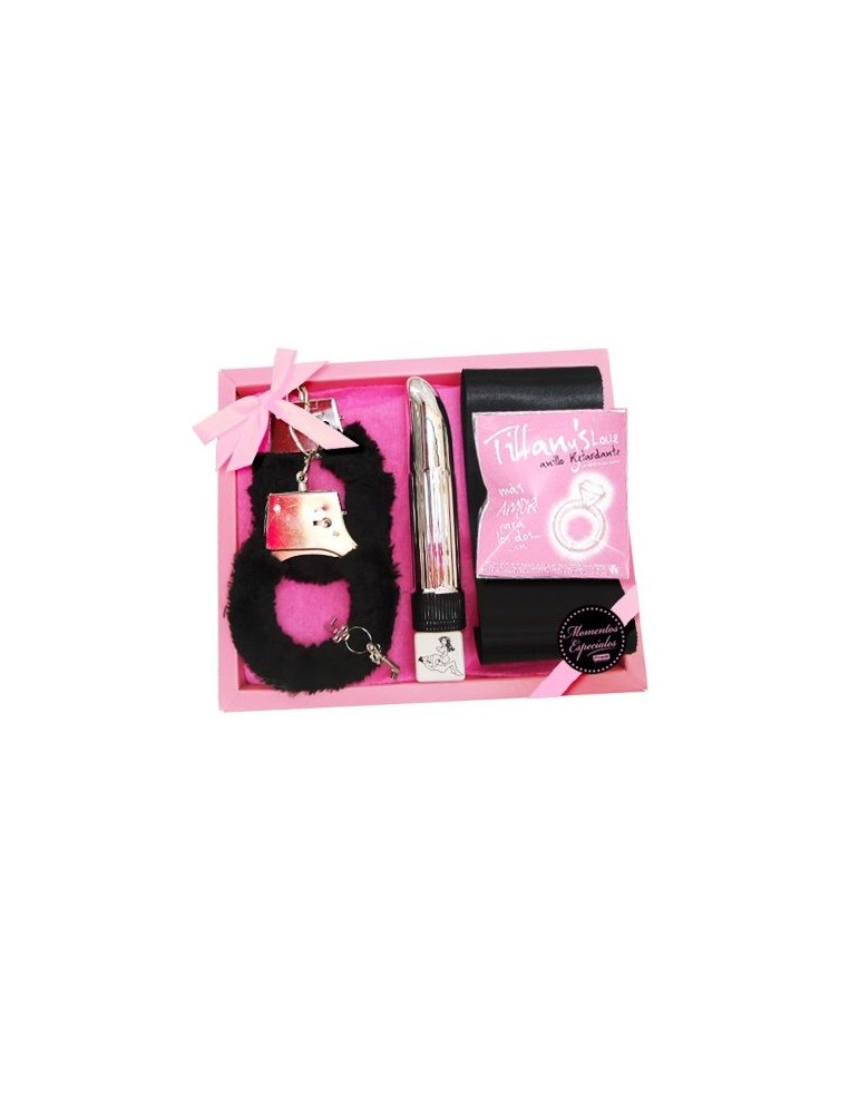 kit érotique de vibromasseur à anneau en silicone tiffanys