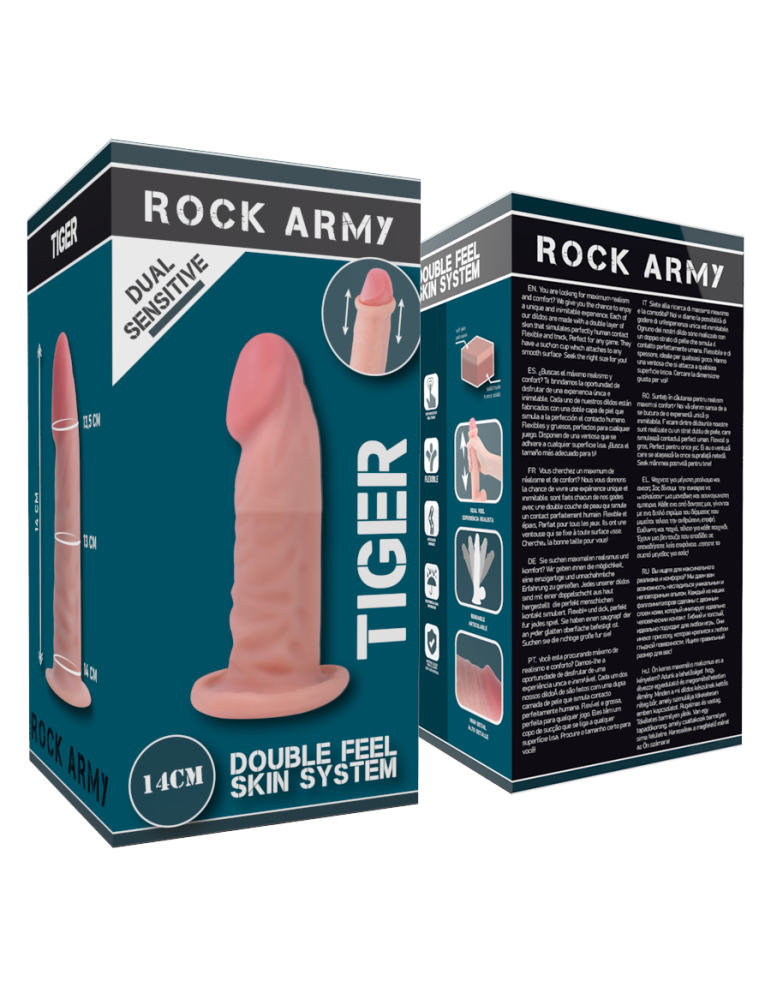 gode ​​réaliste tigre à double densité rockarmy 14 cm_8