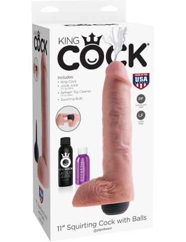 king cock pénis réaliste éjaculateur naturel 27.94cm_3