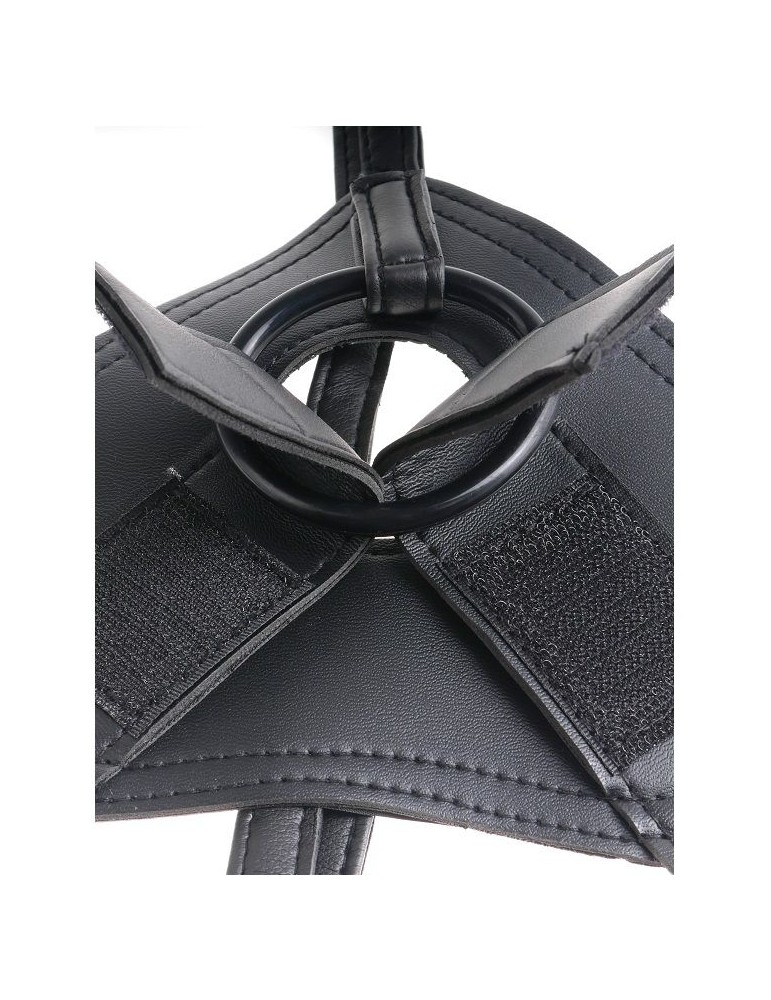 harnais de coq de roi avec pénis réaliste naturel 22,9 cm_2