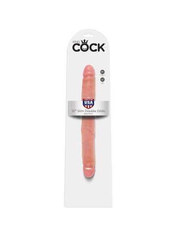 king cock double gode naturel 30 cm