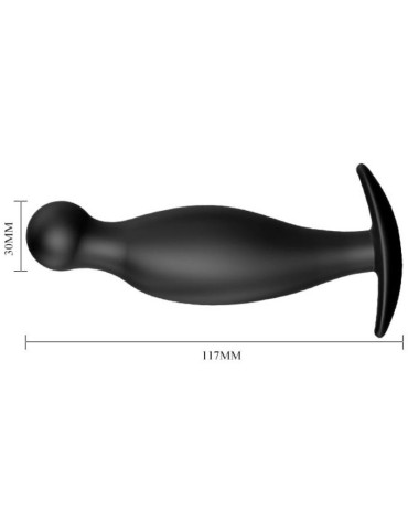 plug anal silicone pretty love 11,7 cm noir_4
