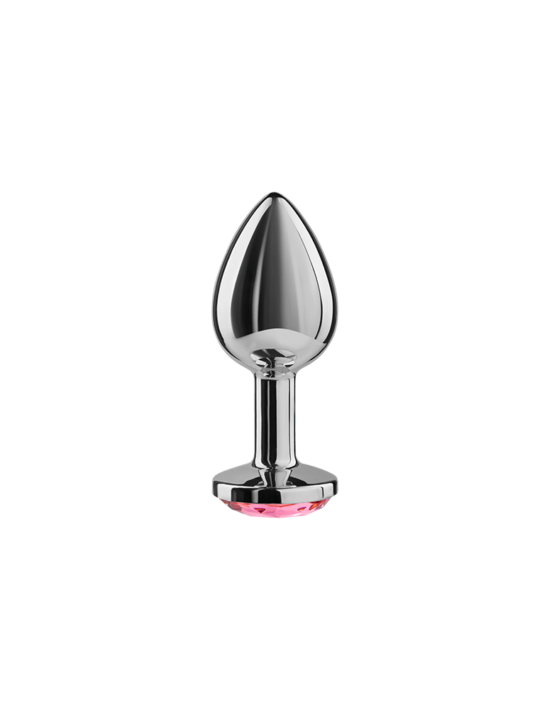 secretplay plug anal en aluminium fuchsia 7cm