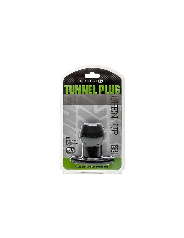 perfect fit plug tunnel silicone noir m