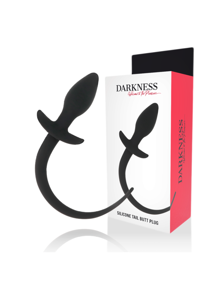 plug anal obscurité 28cm silicone noir