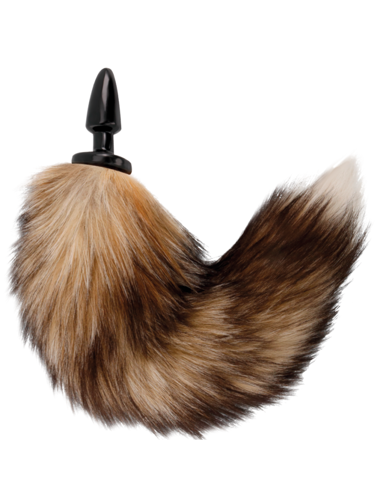 colle naturelle obscurité avec plug anal silicone 10cm_2