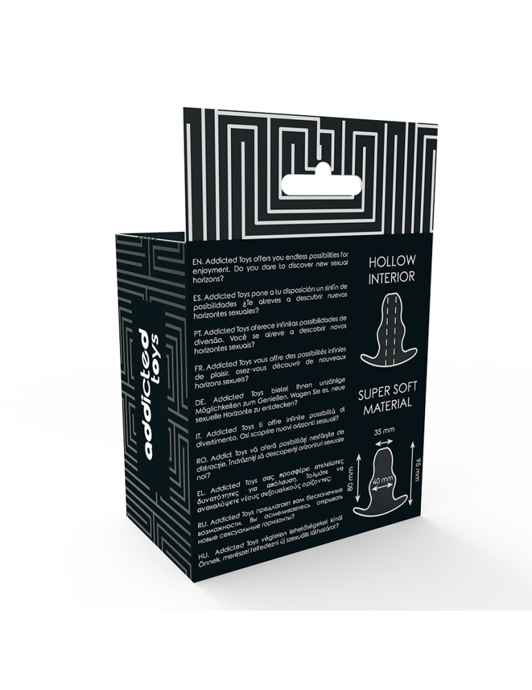 addicted dilatateur anal moyen 9,5 cm - transparent_5