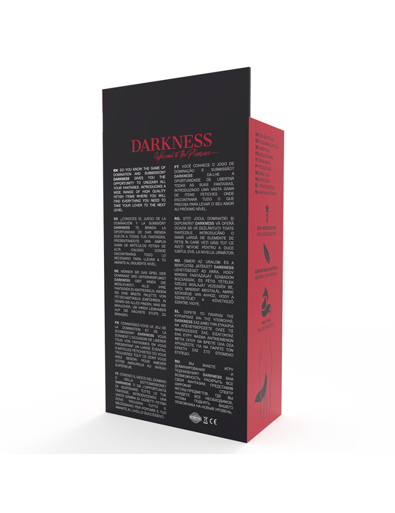 plug anal en silicone obscurité avec de la colle blanche_4