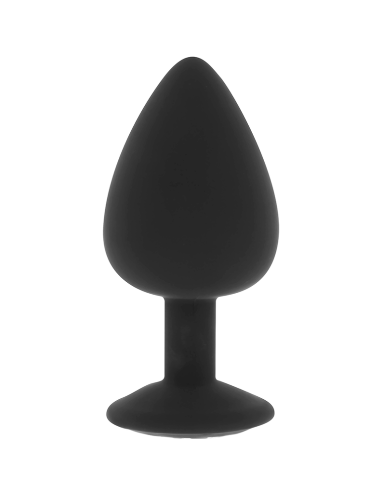 ohmama plug anal en silicone diamant taille l - 9 cm_2