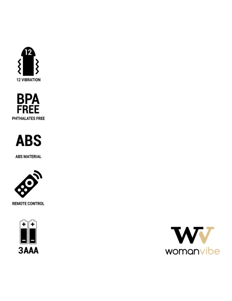 womanvibe alsan télécommande oeuf noir silicone violet