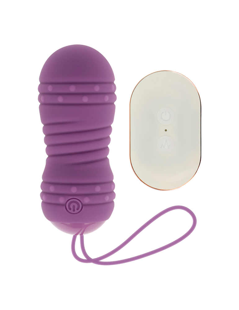 télécommande ohmama egg 7 modes de rotation - violet