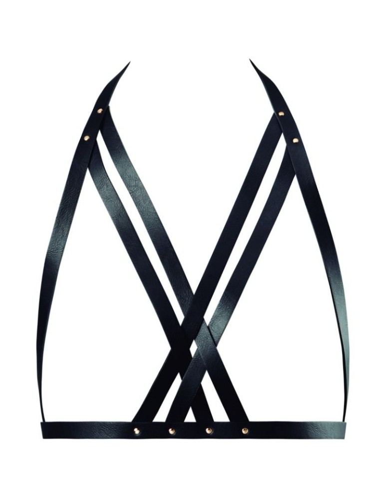 soutien-gorge à bretelles bijoux indiscrets maze - noir