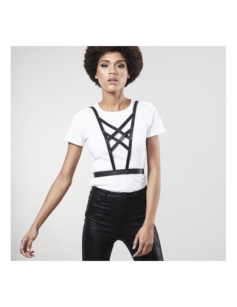 harnais croix labyrinthe bijoux indiscrets avec décolleté - noir_3