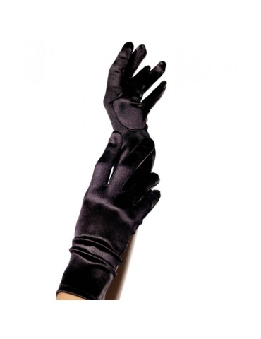 gants legavenue en satin noir