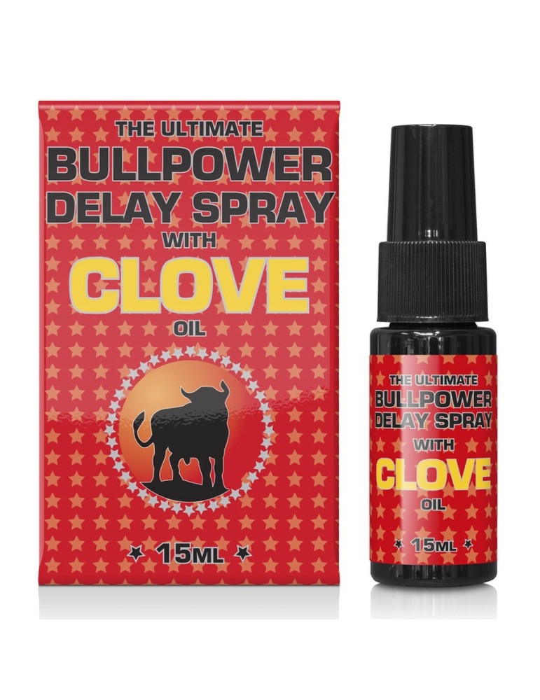 bull power spray retard aux clous de girofle 15ml