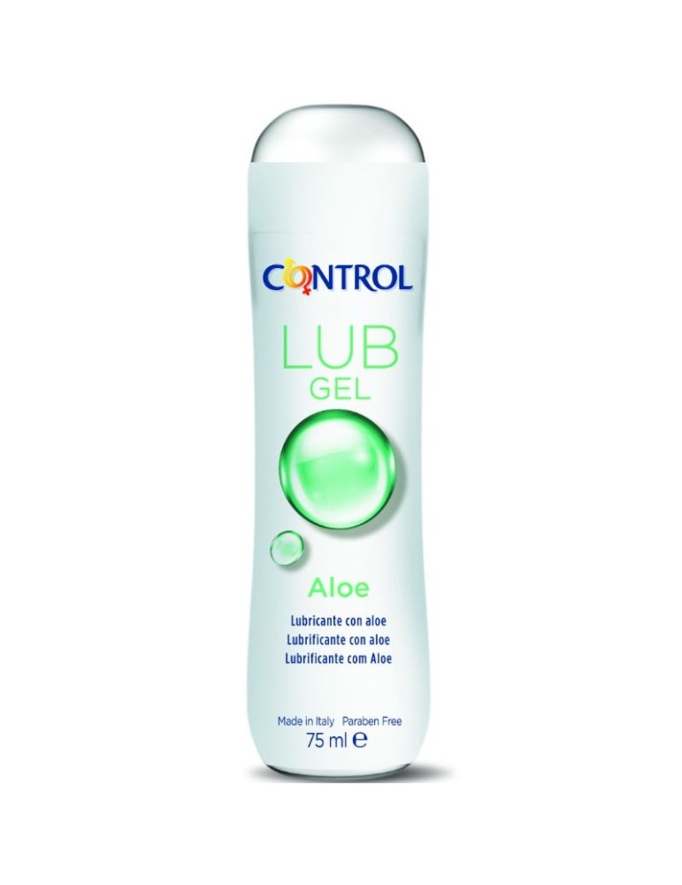 contrôle lubrifiant gel lubrifiant à l'aloès 75 ml